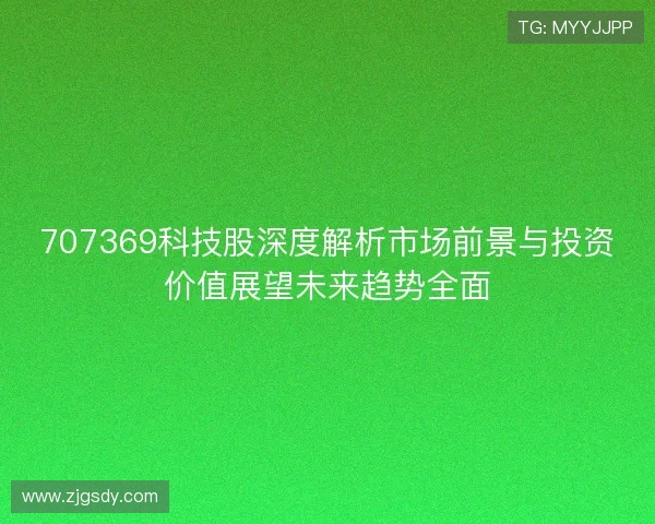 707369科技股深度解析市场前景与投资价值展望未来趋势全面